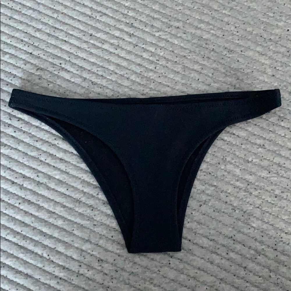 black triangl bikini bottoms
